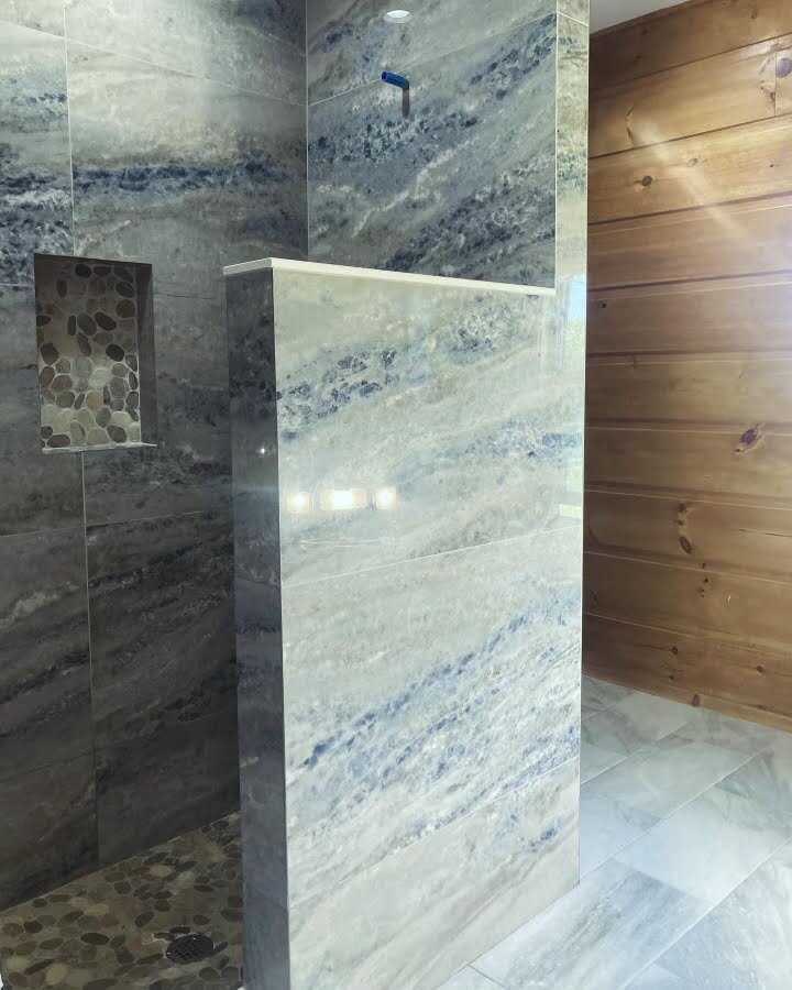 Lodge Bathroom 2 — Sunflower Contracting LLC
