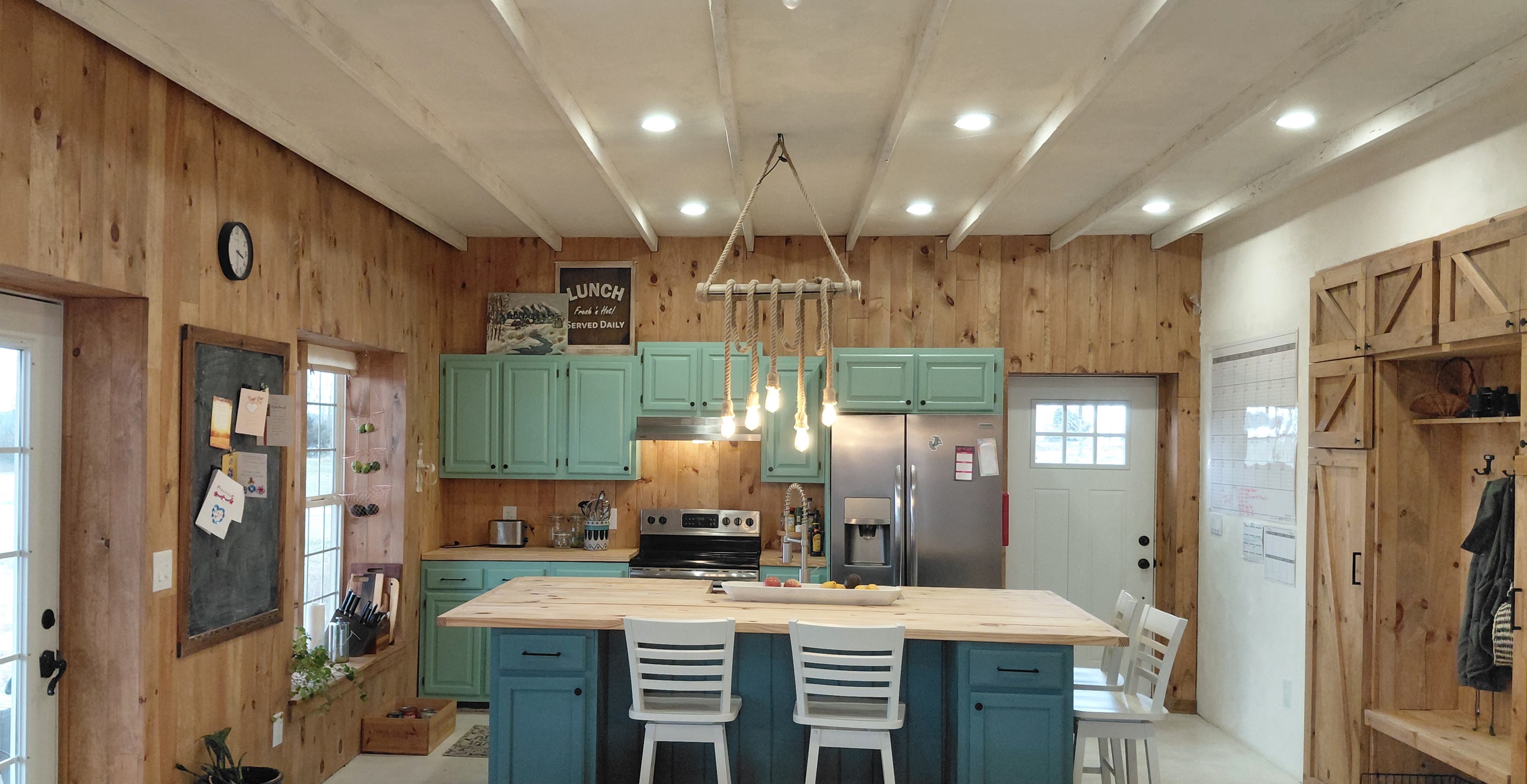 Rustic Kitchen Reno — Sunflower Contracting LLC