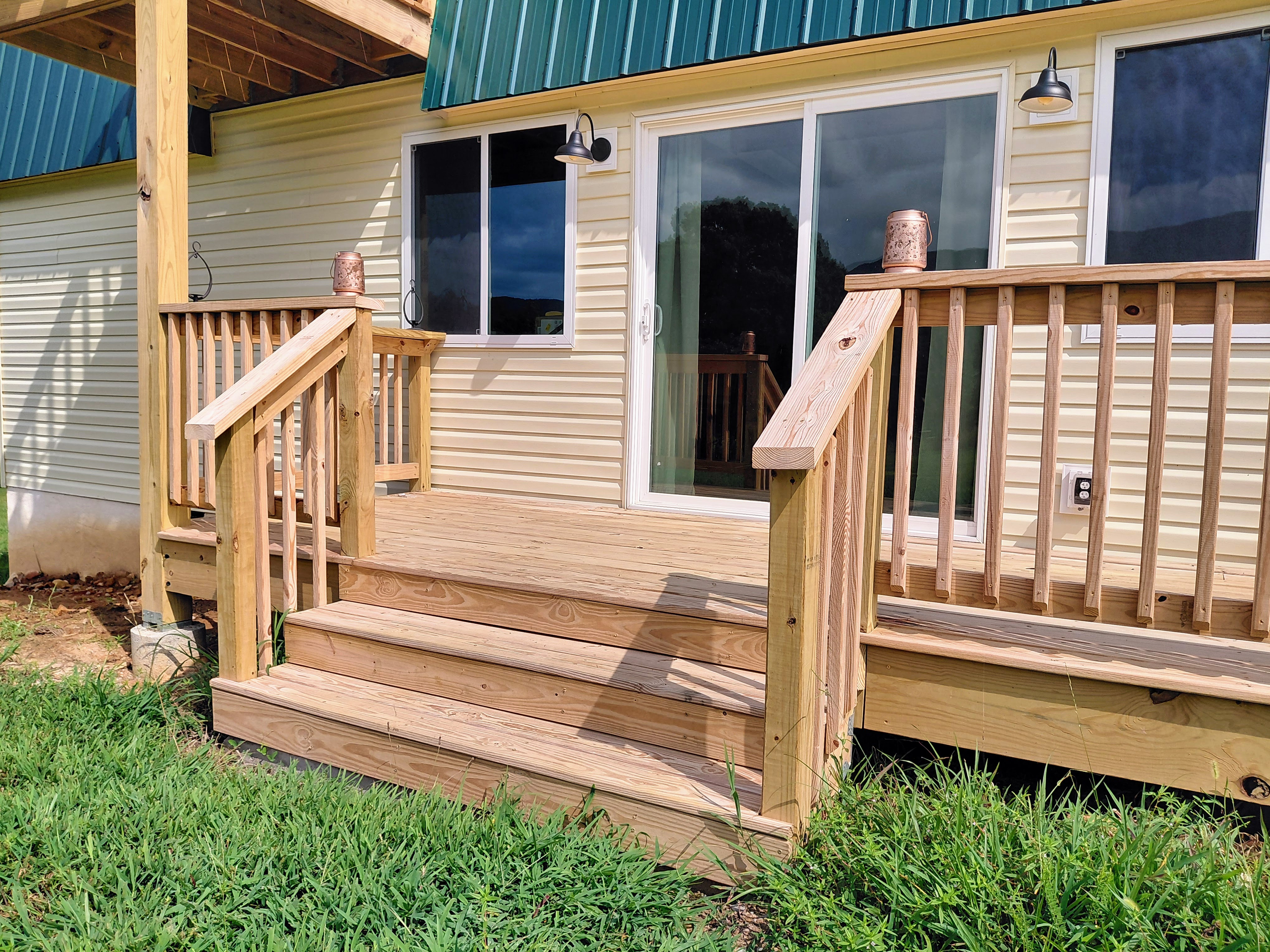 Full Deck, Stairs and Upper Balcony — Sunflower Contracting LLC