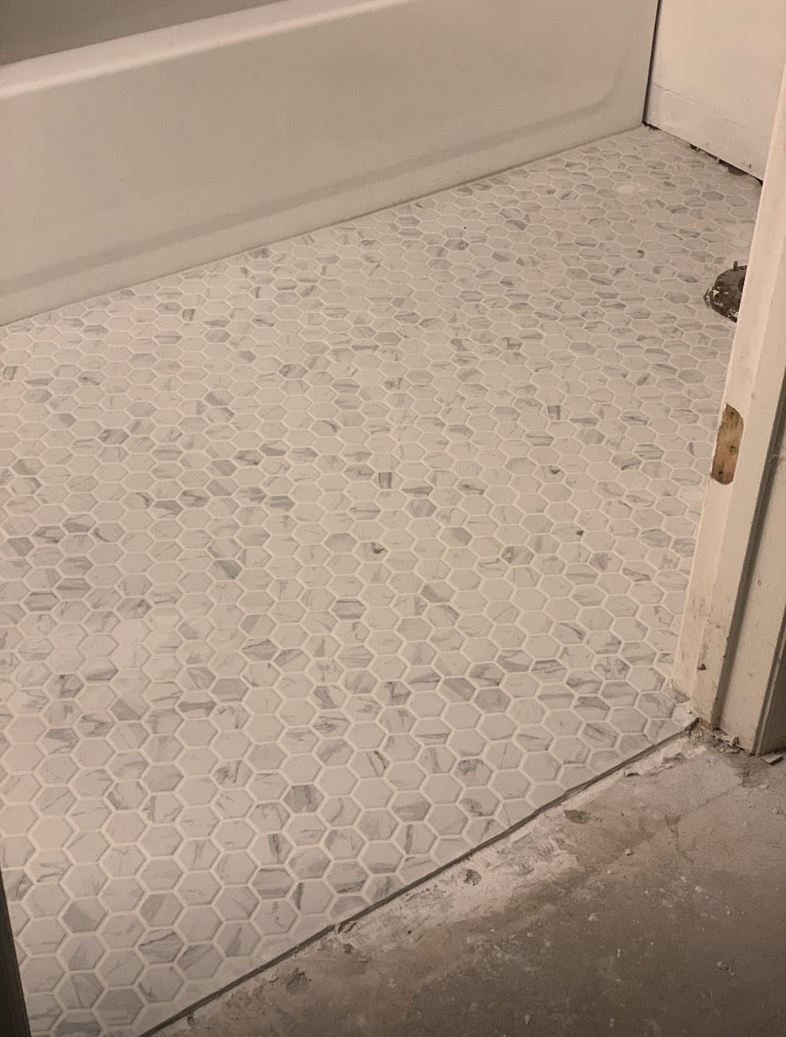 Tile Shower/Tub and Tile Floor Project — Sunflower Contracting LLC